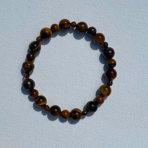 Beaded tiger eye bracelet